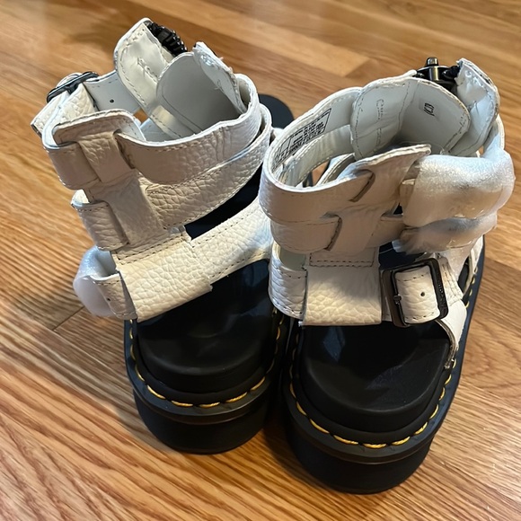SALE Dr Marten Olson Sandals White Size 9 NEW - Picture 10 of 16